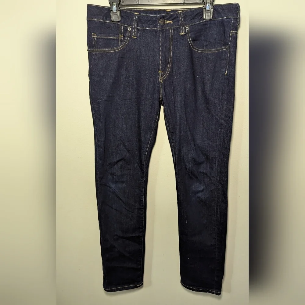 Buffalo David Bitton Slim Ash Jeans Union Made Dark Wash Men's Size 32x30